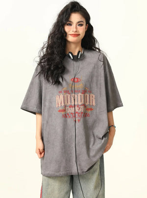 Retro High Street Print T-Shirt