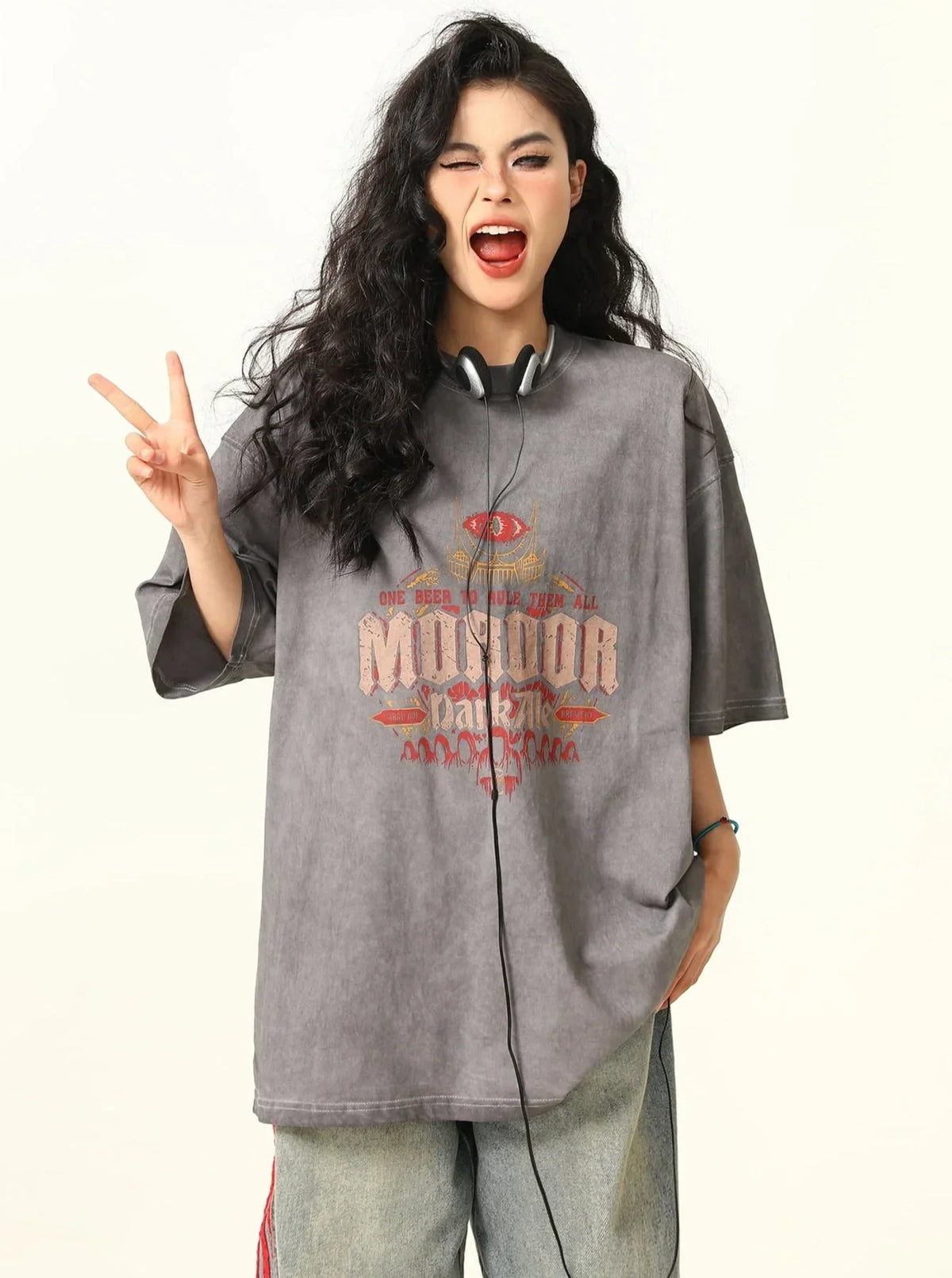 Retro High Street Print T-Shirt