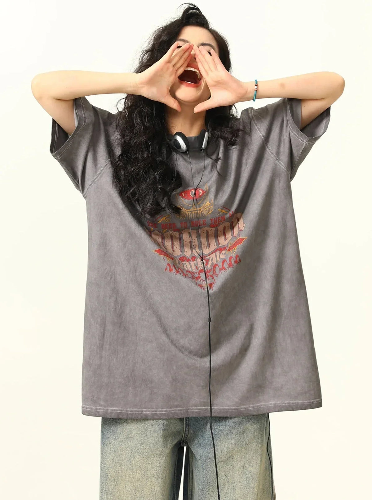 Retro High Street Print T-Shirt