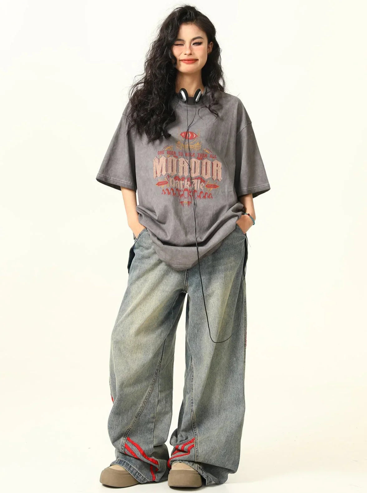 Retro High Street Print T-Shirt