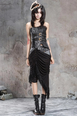 Retro Industrial Bandeau Top