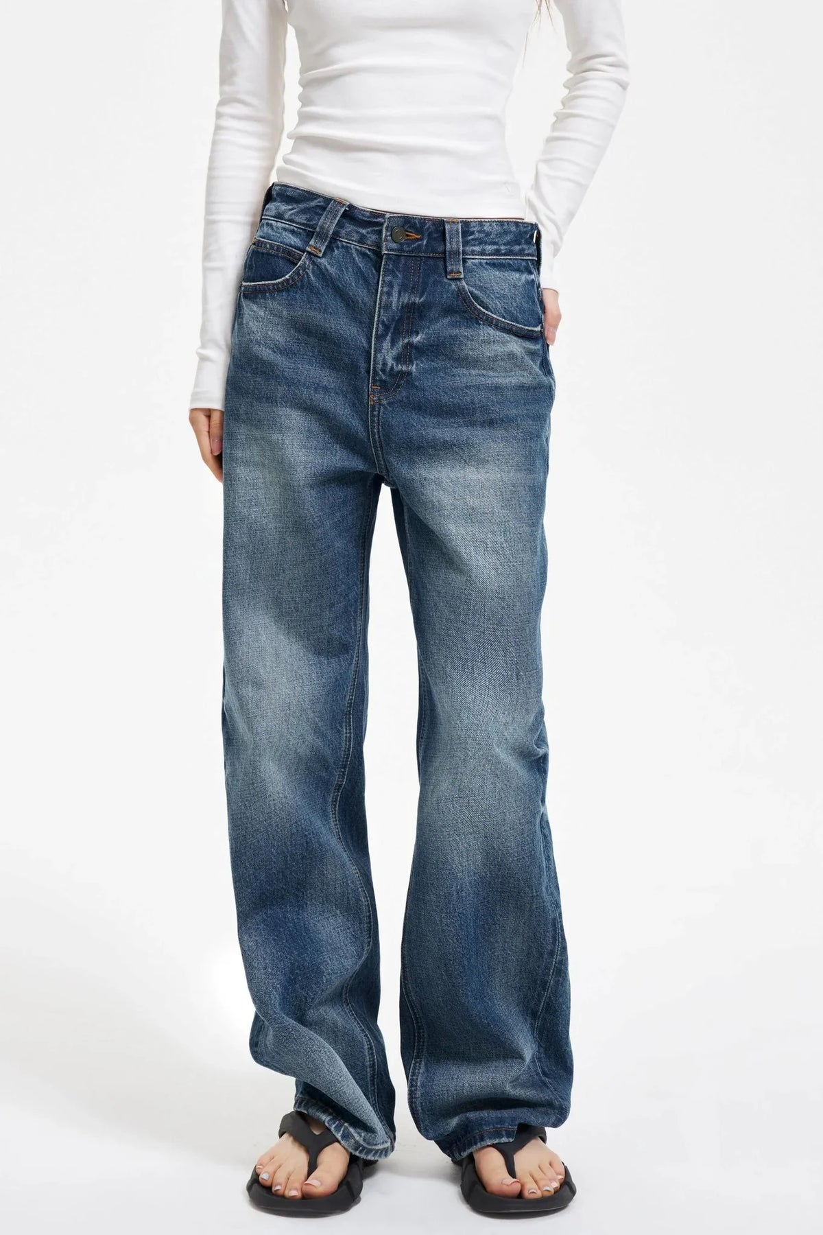 Retro Japanese Denim Pants