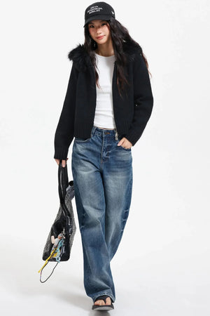 Retro Japanese Denim Pants