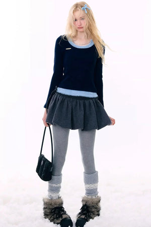 Retro Knit Chain Top