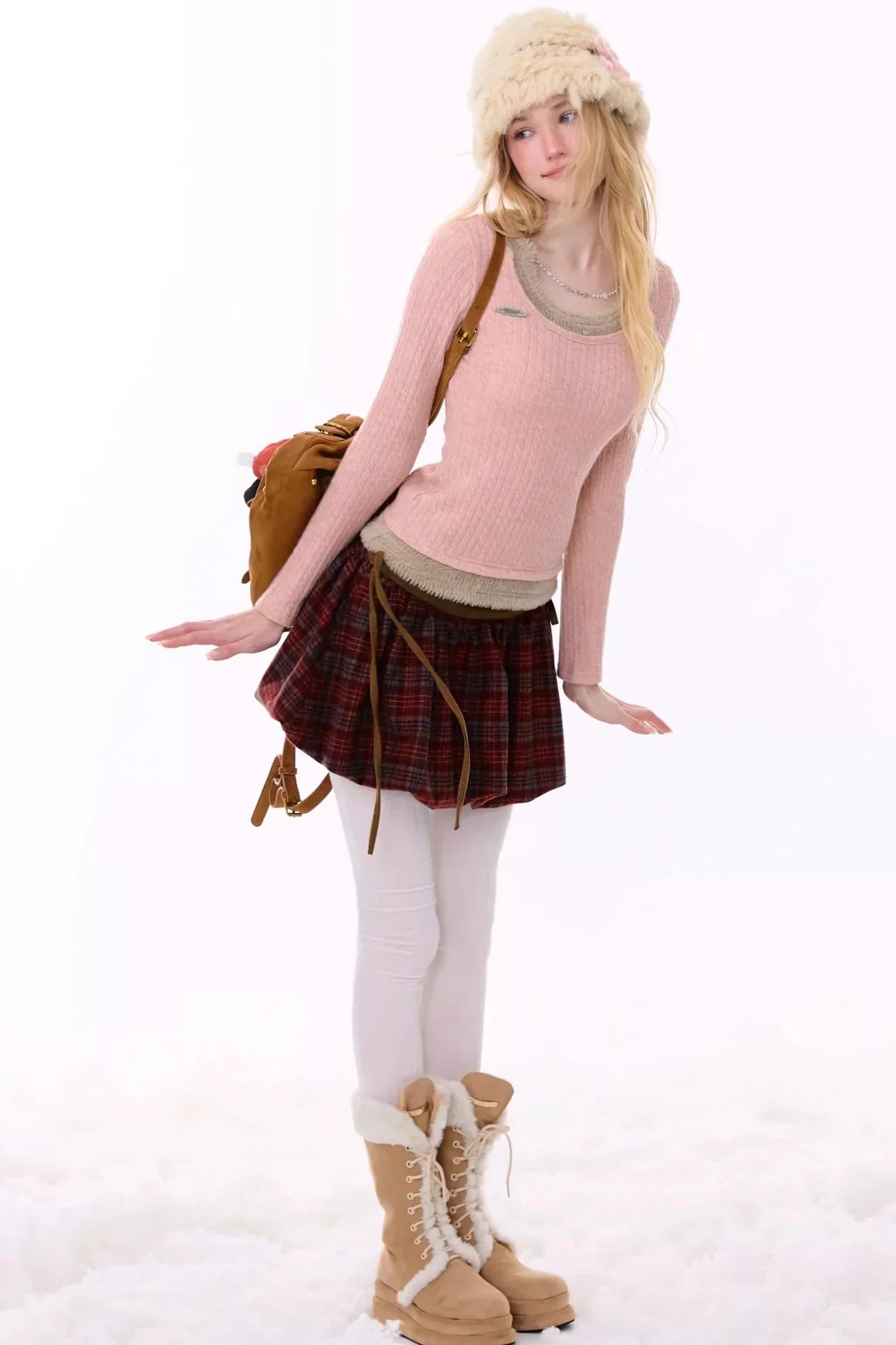 Retro Knit Chain Top