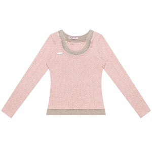 Retro Knit Chain Top