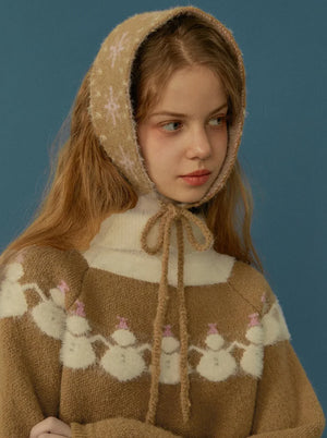 Retro knitted suit