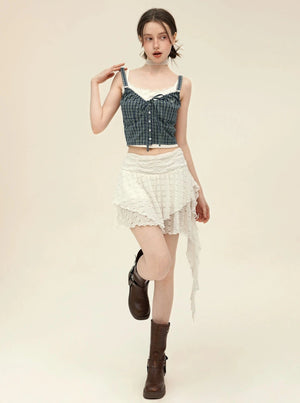 Retro Lace Camisole Set-Up