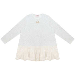 Retro Lace Knit Top