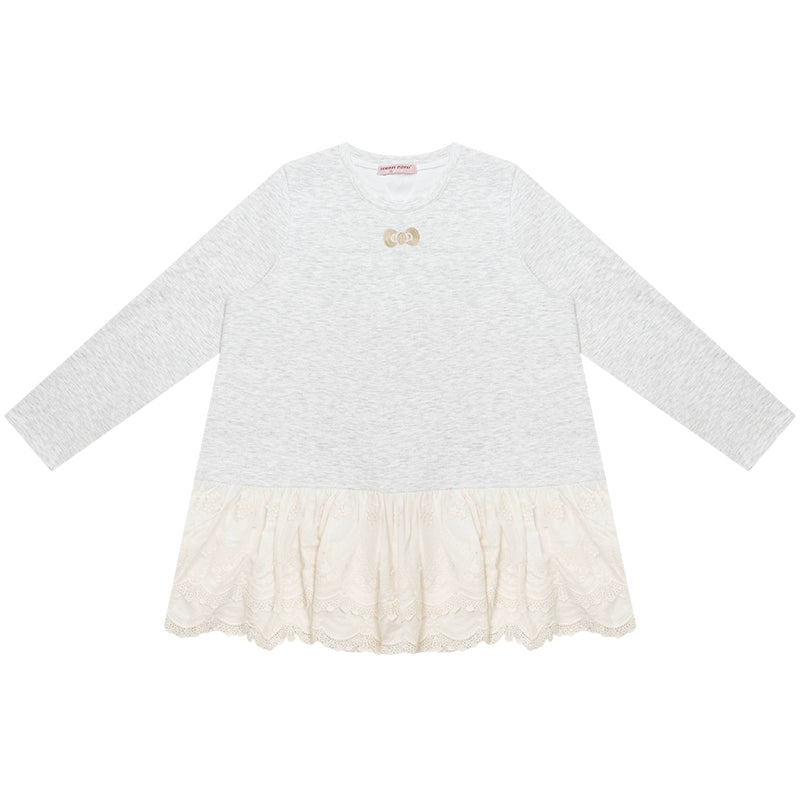 Retro Lace Knit Top