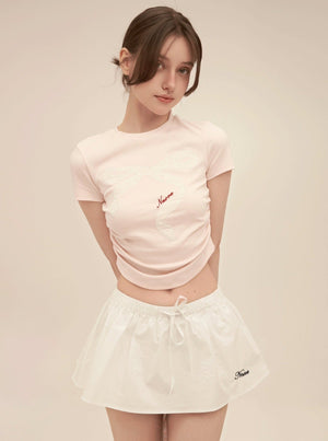 Retro Lace Patch Crop Set-Up