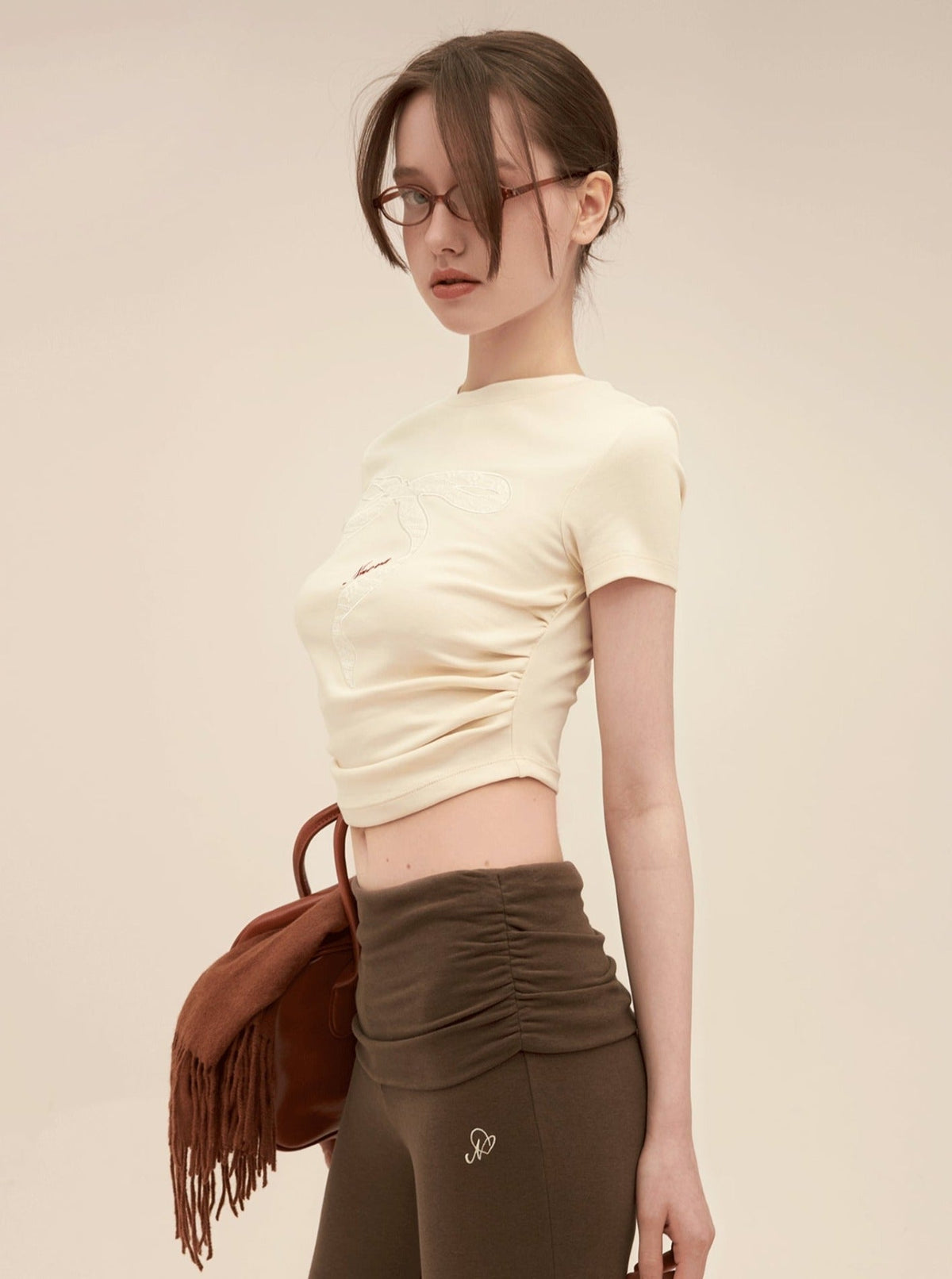 Retro Lace Patch Crop Set-Up