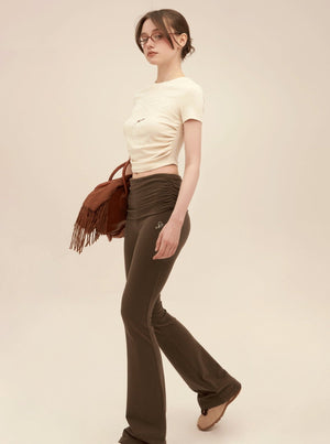 Retro Lace Patch Crop Set-Up