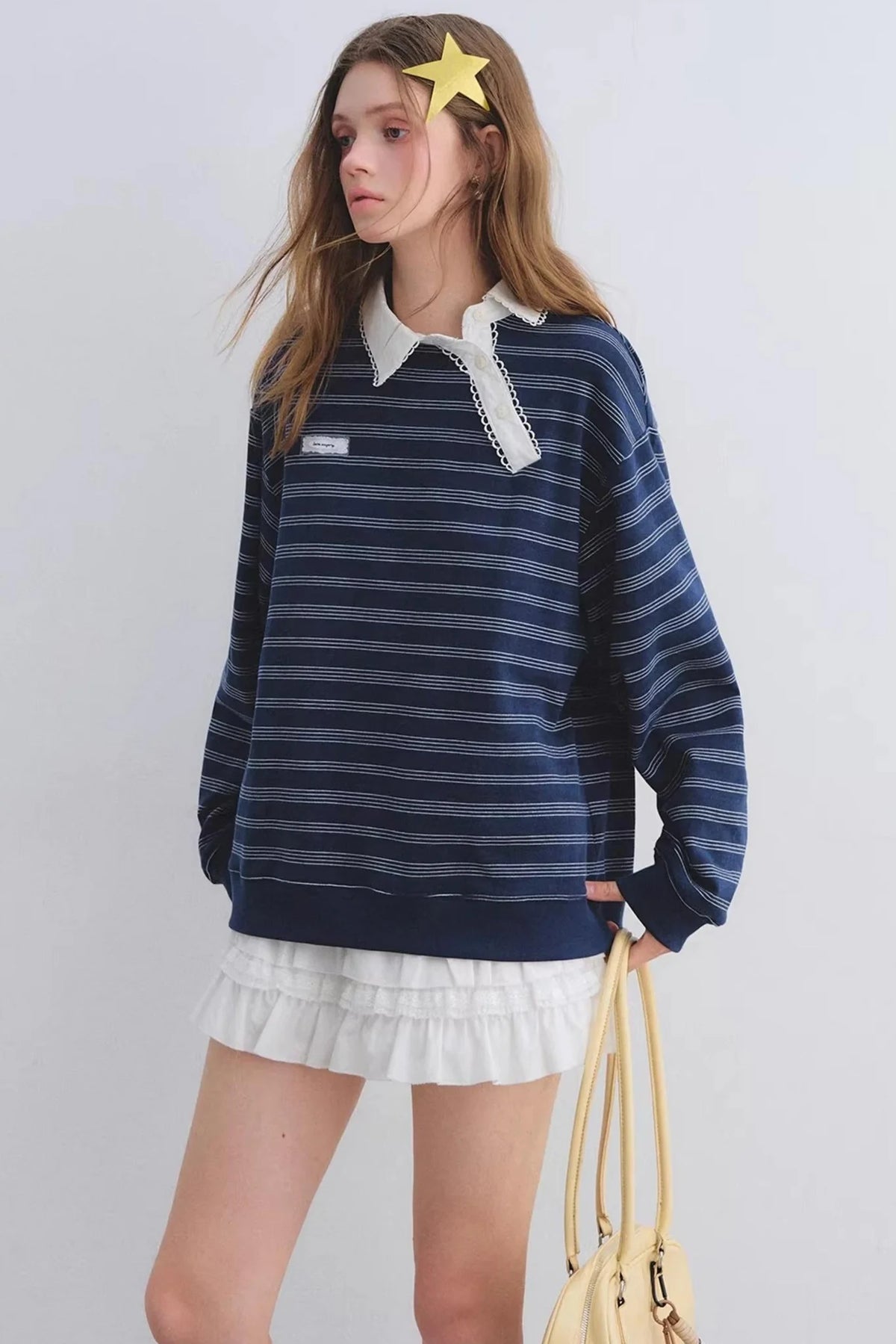 Retro Lace Patchwork Top