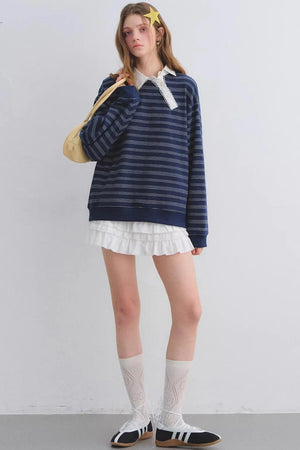Retro Lace Patchwork Top