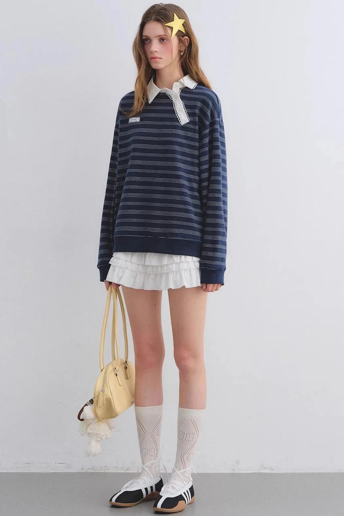 Retro Lace Patchwork Top