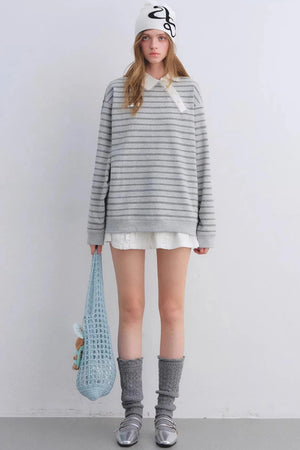 Retro Lace Patchwork Top