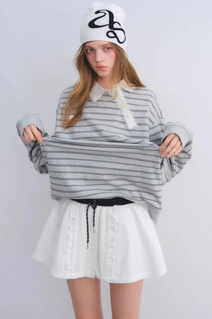 Retro Lace Patchwork Top