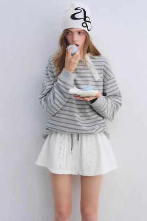 Retro Lace Patchwork Top