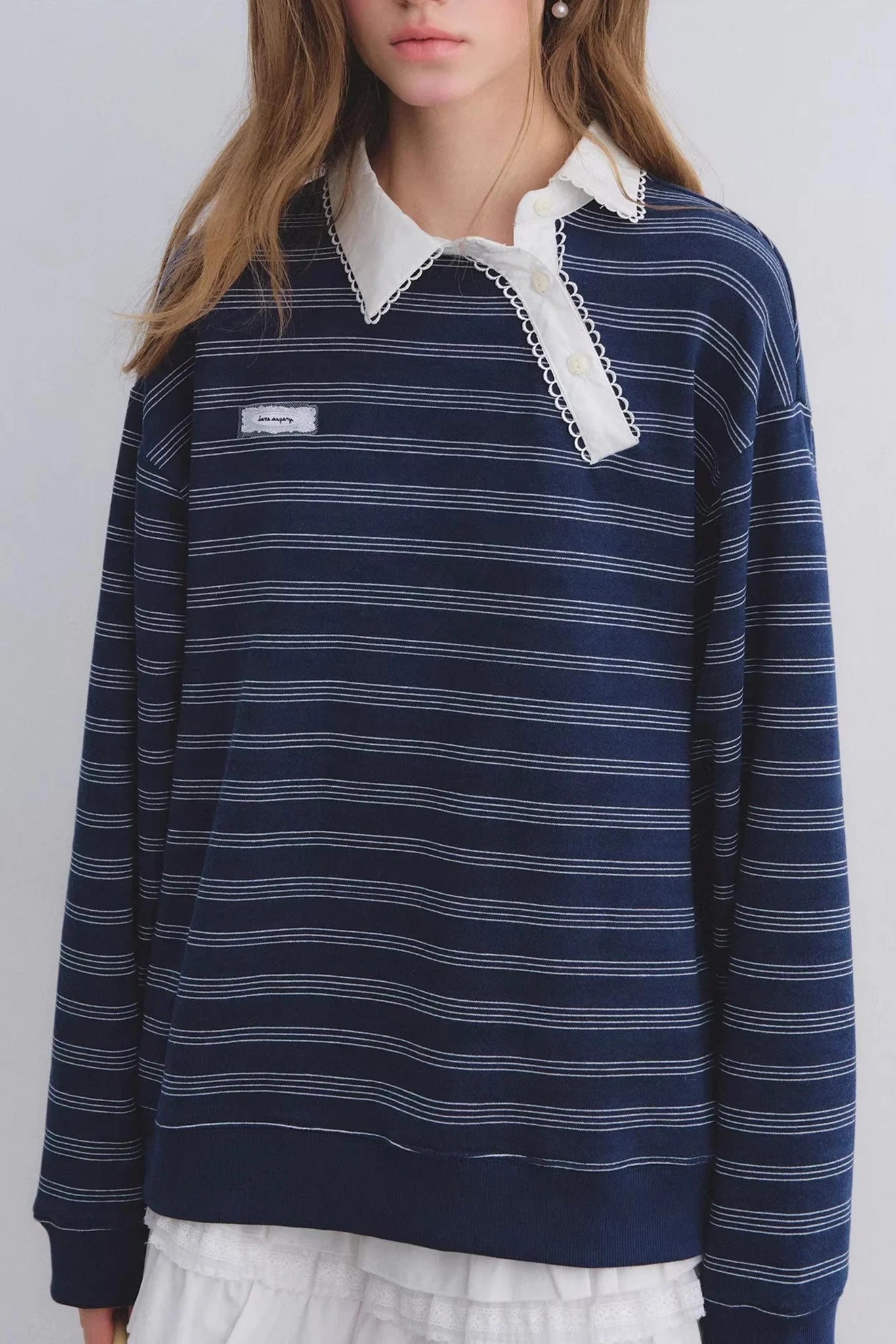 Retro Lace Patchwork Top