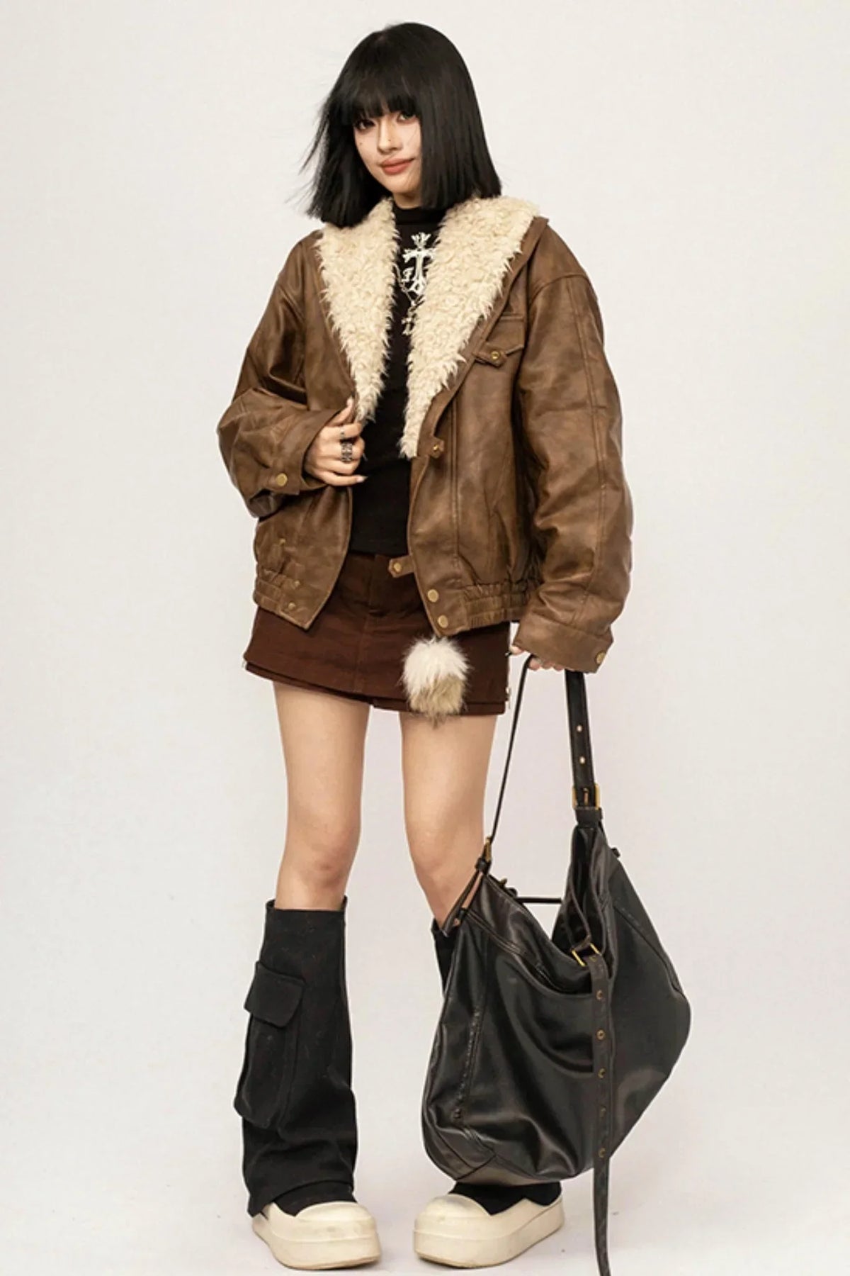 Retro Lambswool Patchwork Jacket