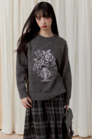 Retro Lazy Style Pullover Top