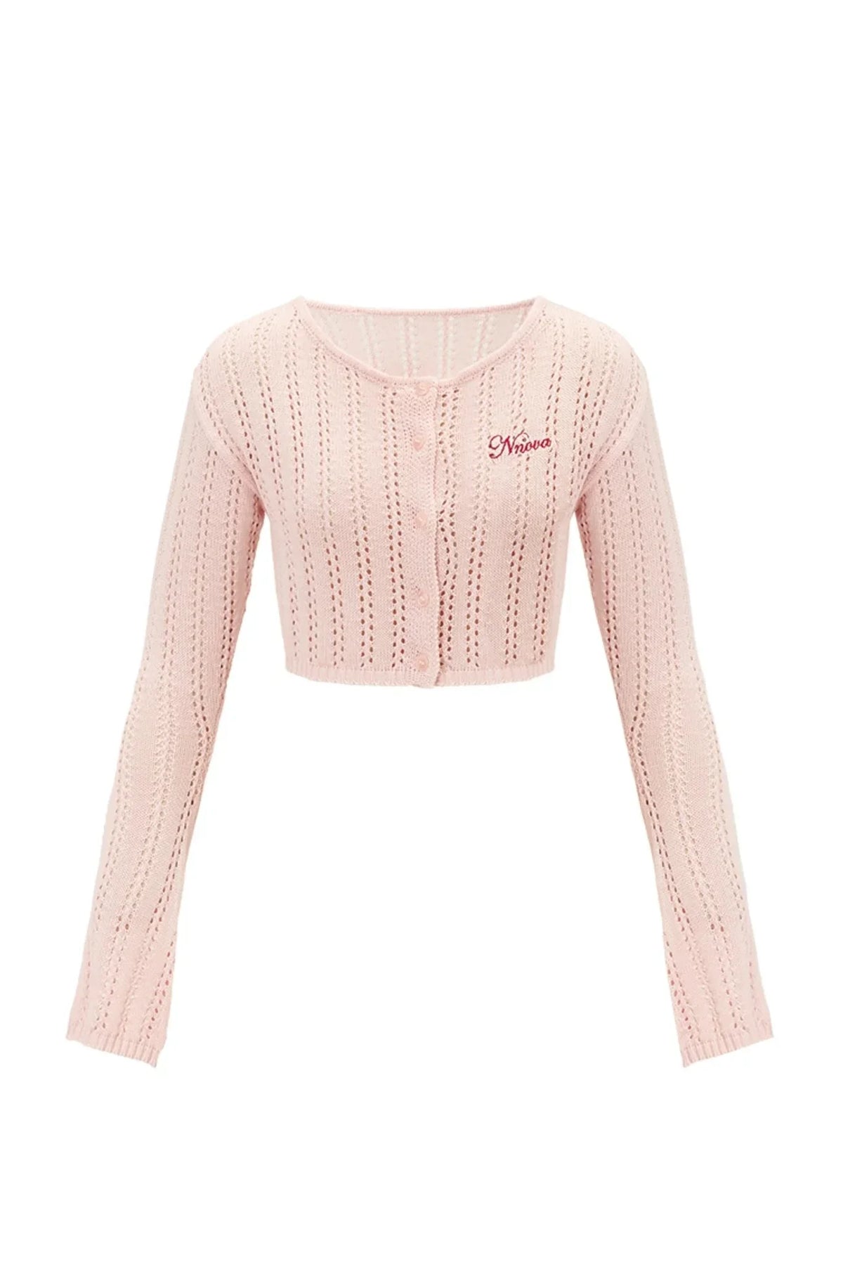 Retro Long Sleeve Short Cardigan Sweater