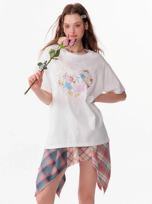 Retro Loose Graffiti T-Shirt