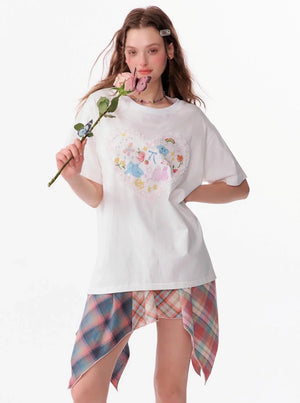 Retro Loose Graffiti T-Shirt