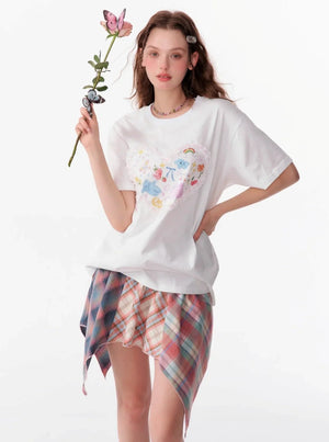 Retro Loose Graffiti T-Shirt