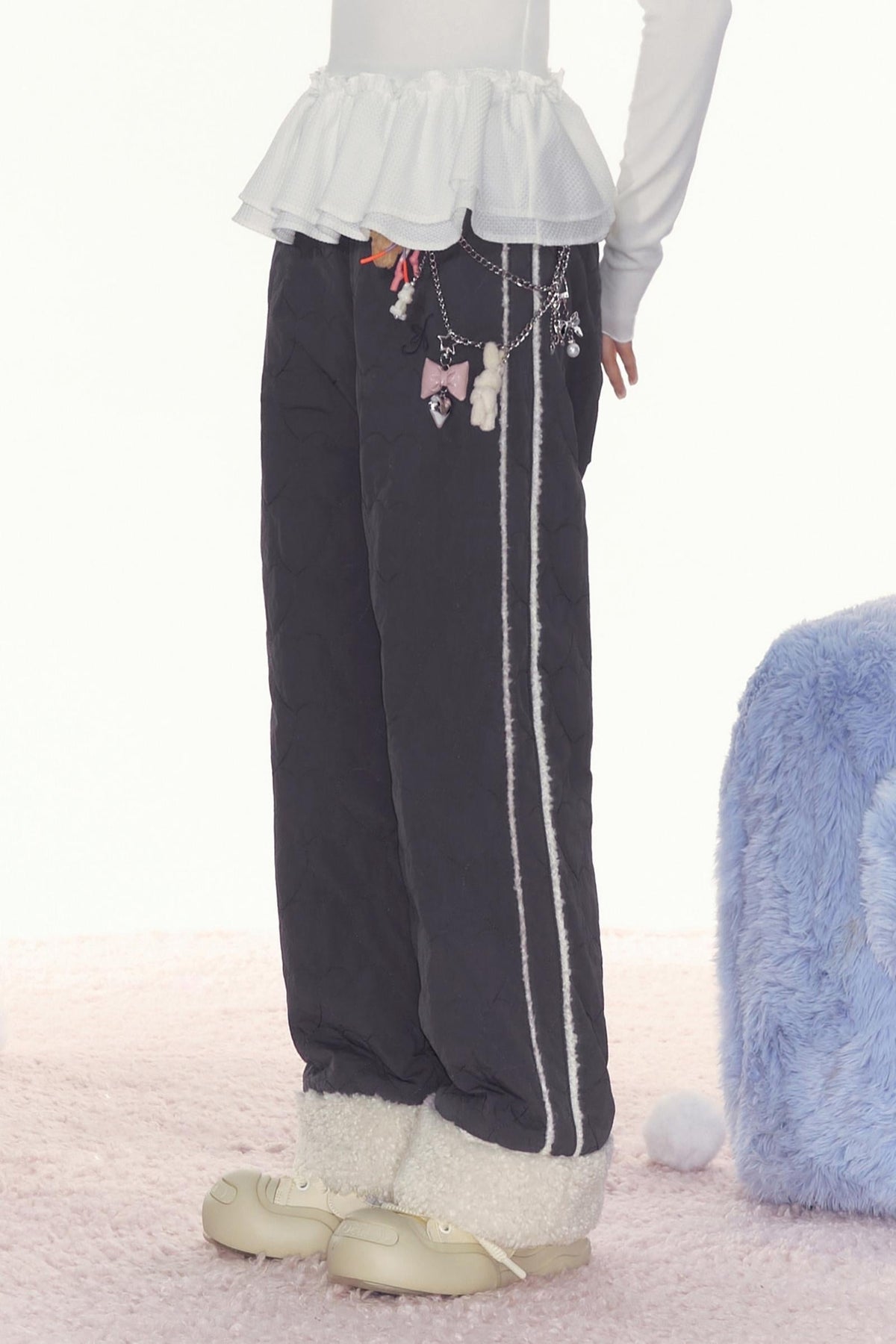 Retro Loose Warm Pants