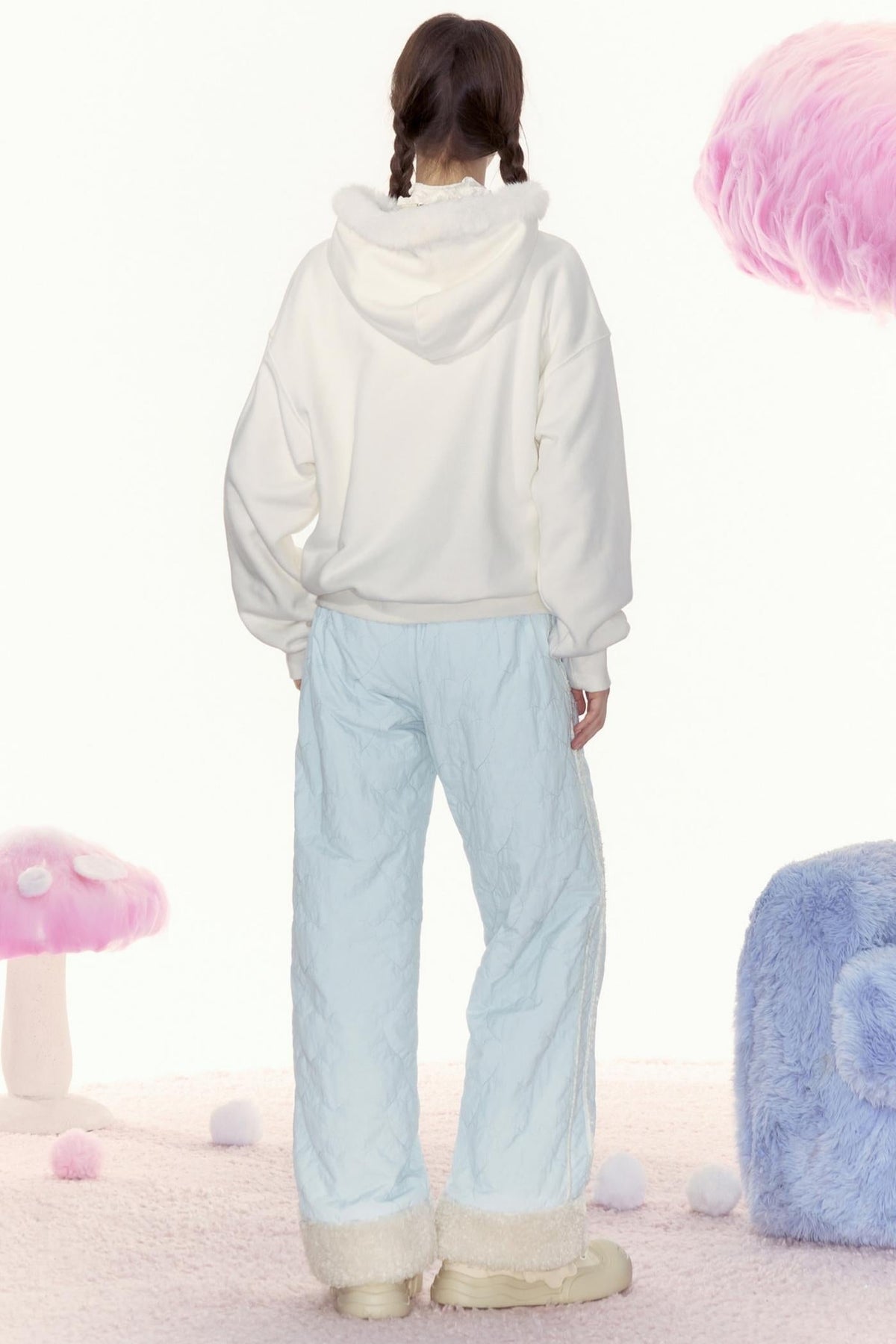 Retro Loose Warm Pants