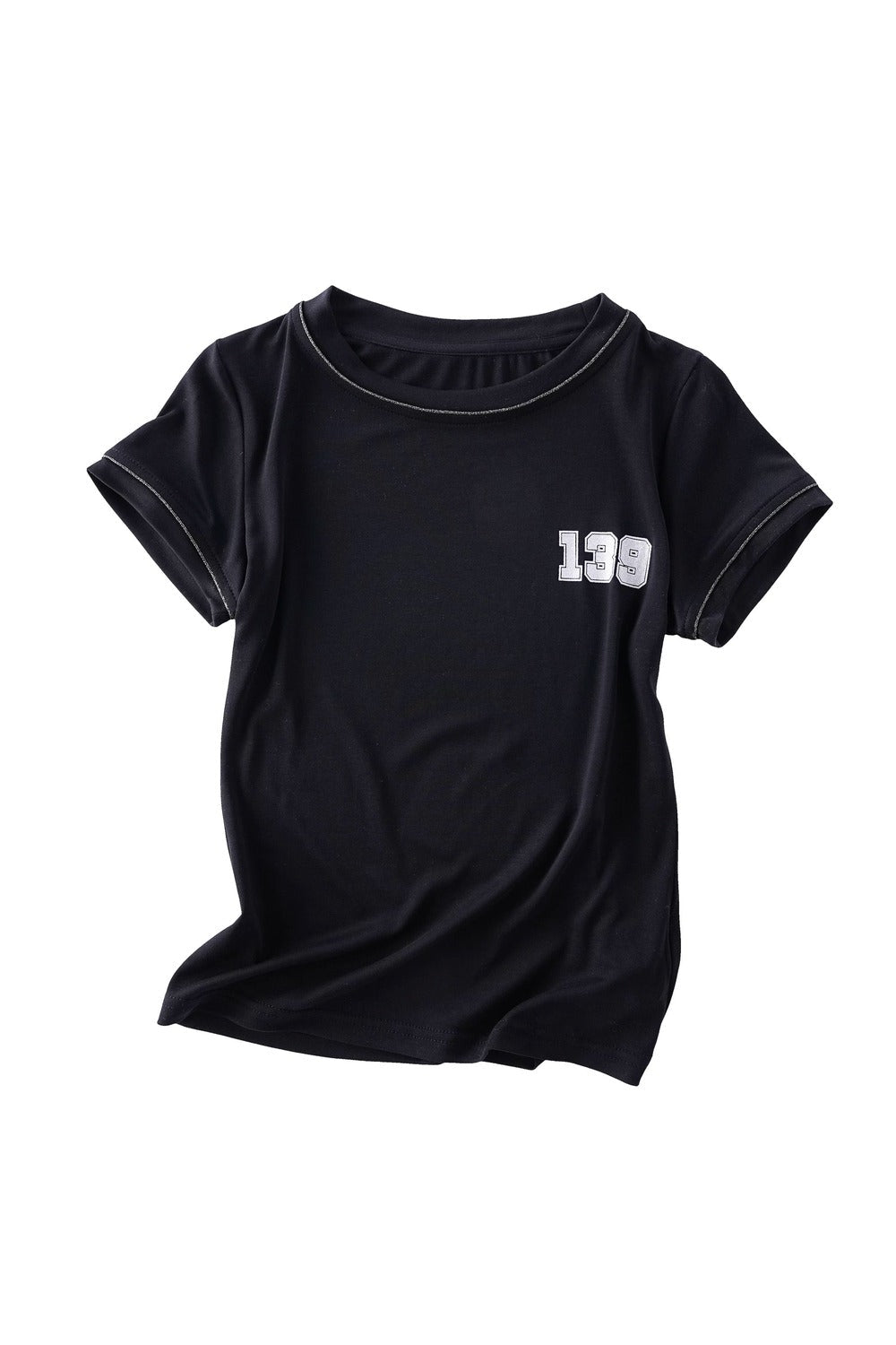 Retro Lyocell Black Top