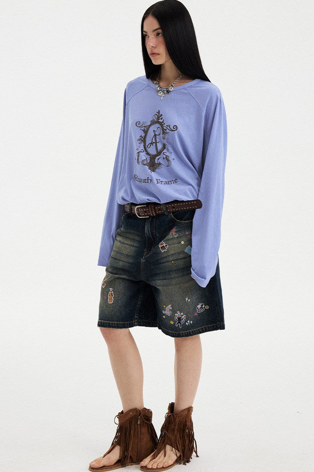 Retro Magic Mirror Long Sleeve Tee