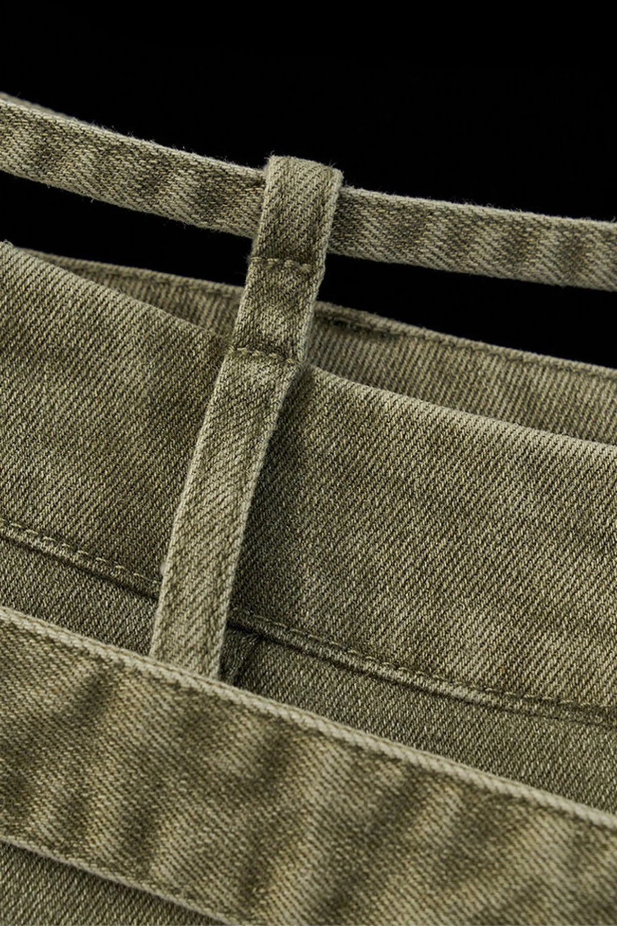 Retro Multi-Belt Flared Jeans