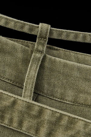 Retro Multi-Belt Flared Jeans