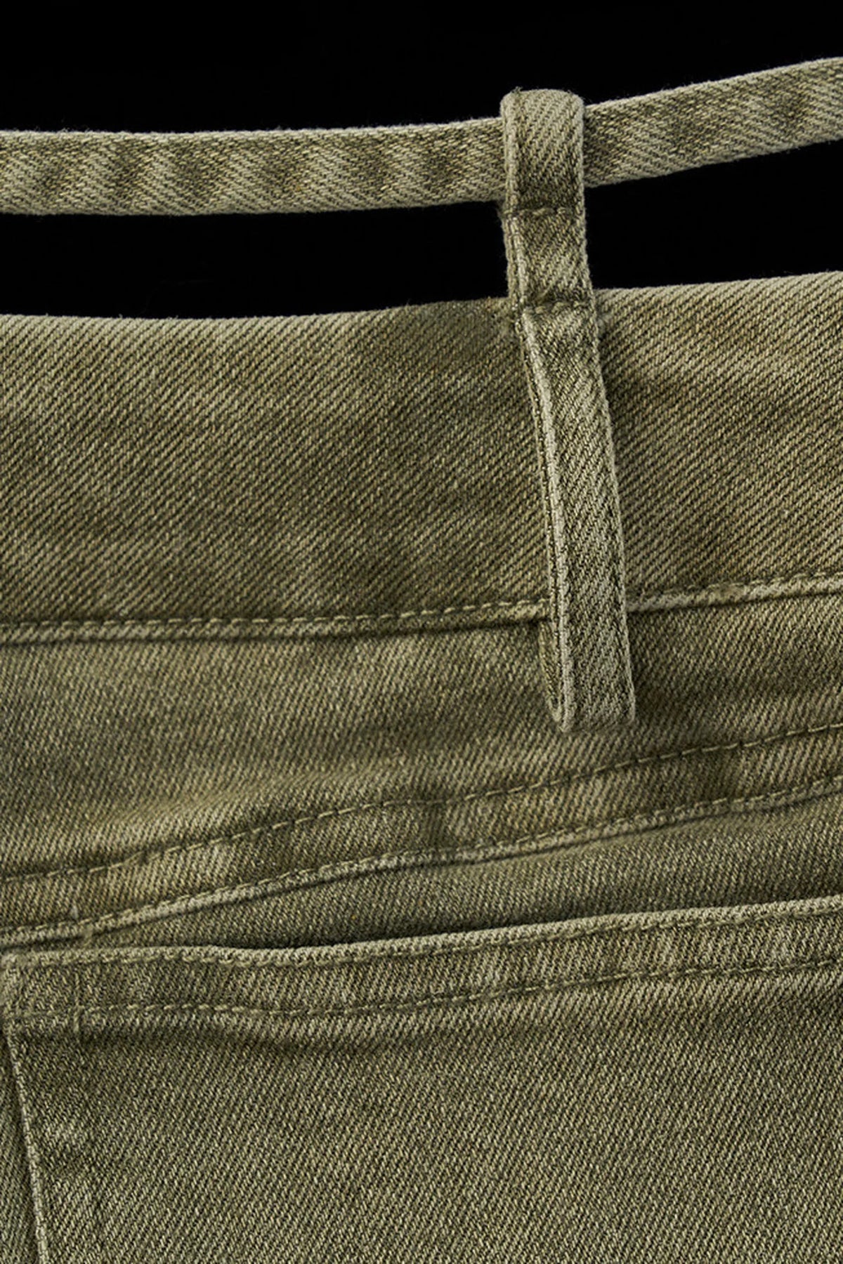 Retro Multi-Belt Flared Jeans