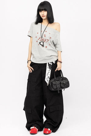 Retro Multi-Pocket Work Pants