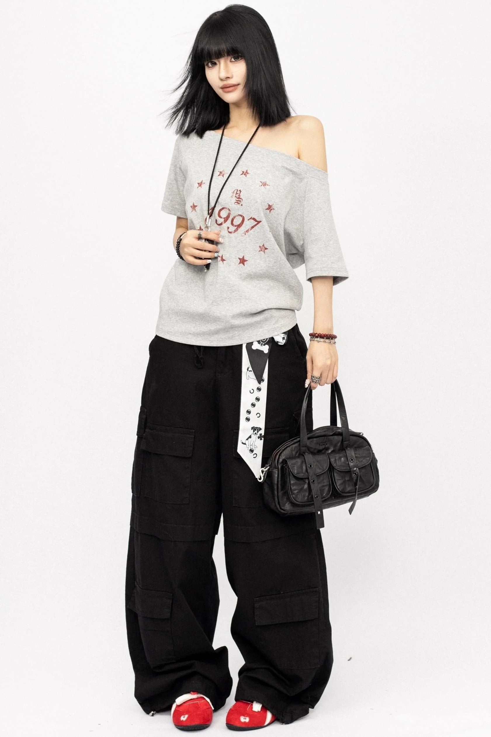 Retro Multi-Pocket Work Pants