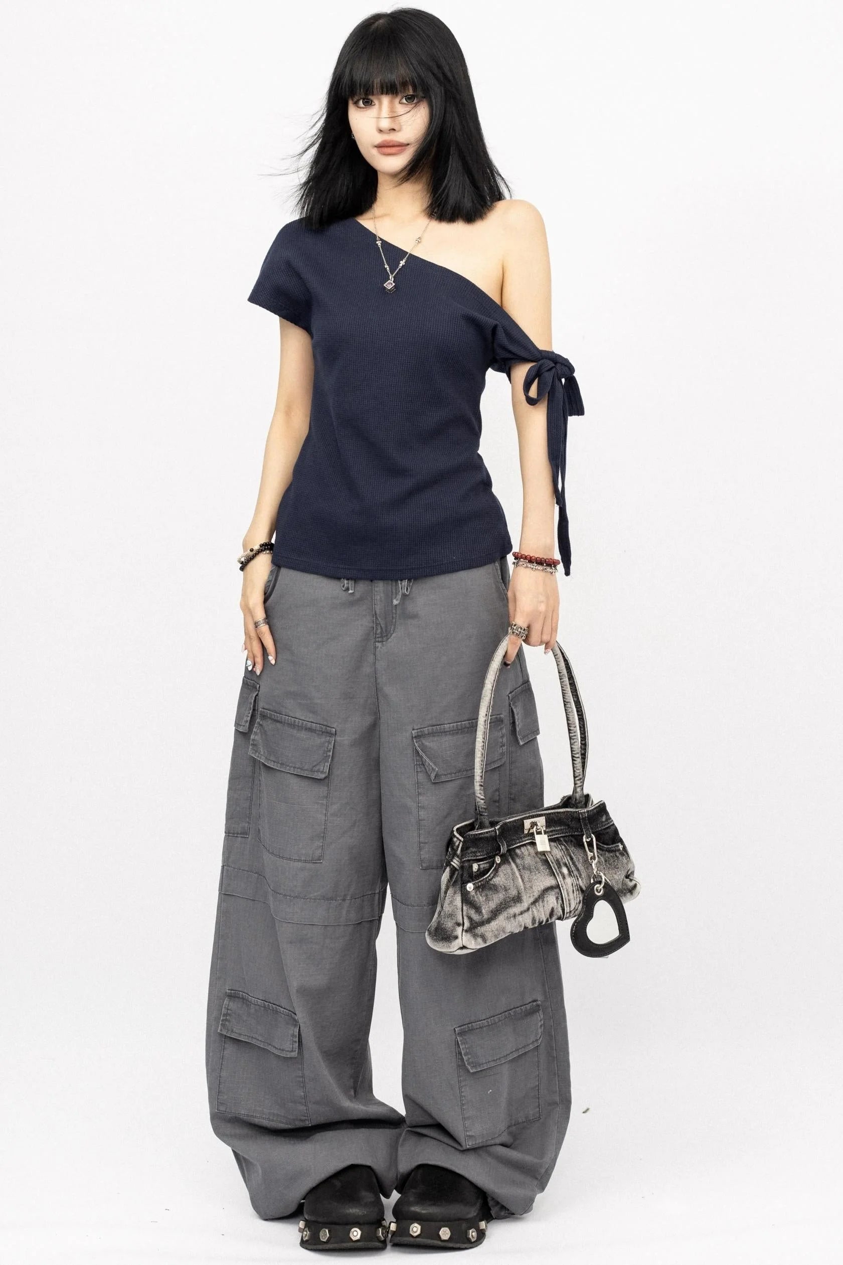 Retro Multi-Pocket Work Pants