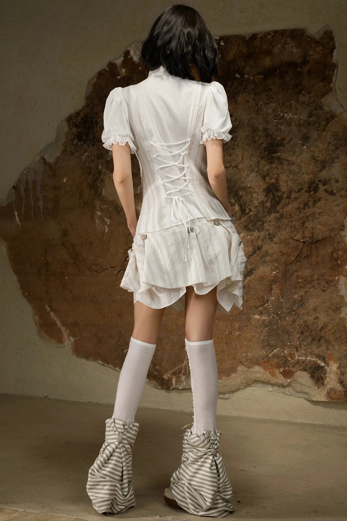 Retro Palace Puff Sleeve Blouse