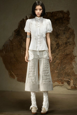 Retro Palace Puff Sleeve Blouse