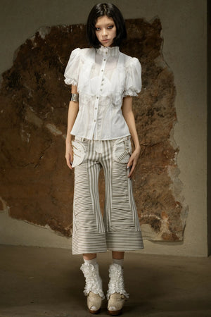 Retro Palace Puff Sleeve Blouse