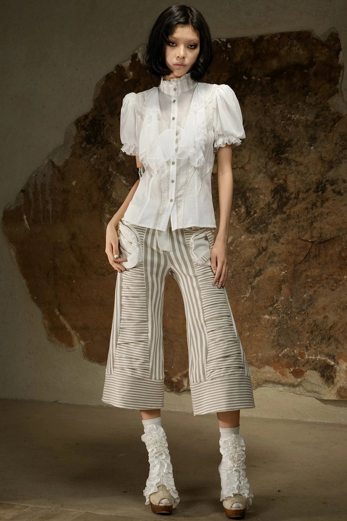 Retro Palace Puff Sleeve Blouse