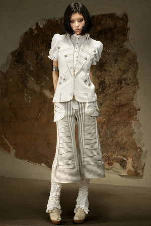 Retro Palace Puff Sleeve Blouse