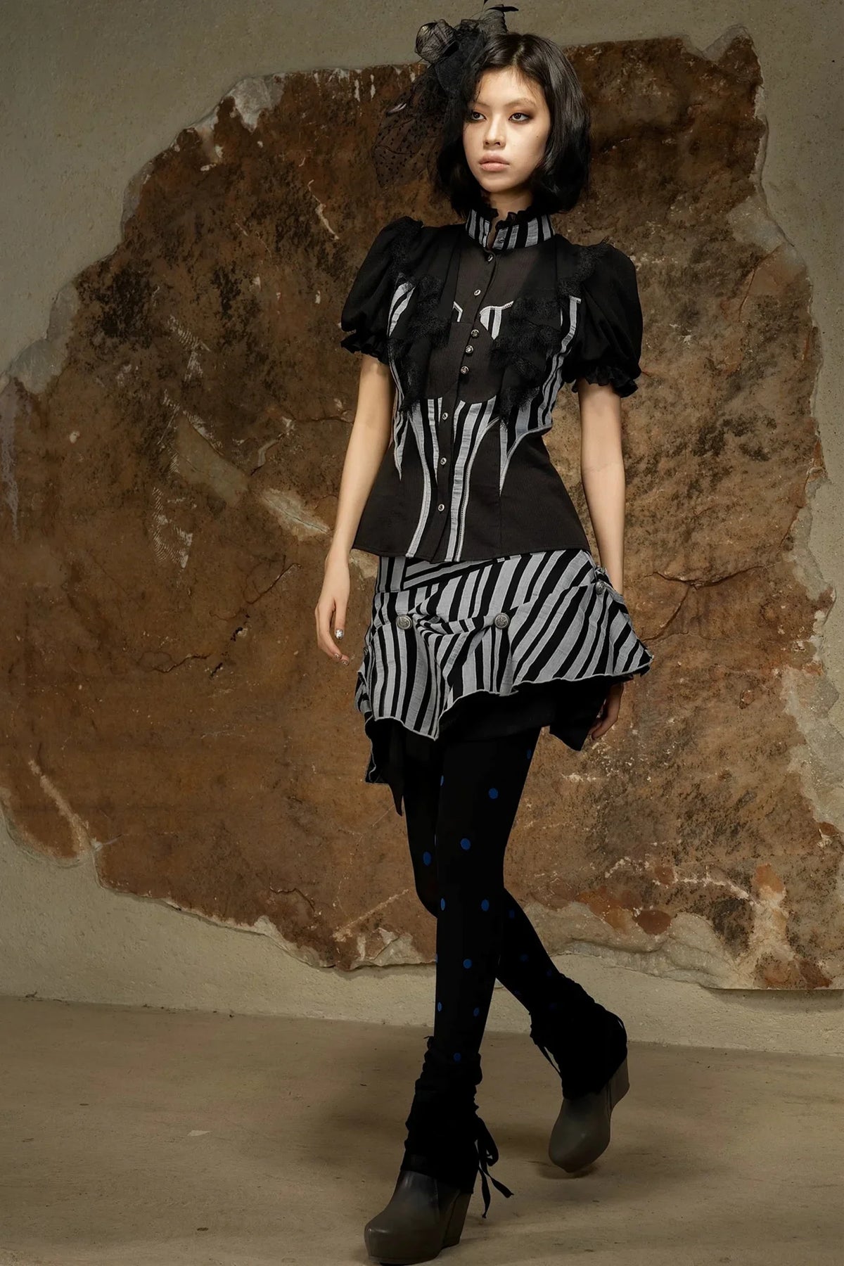Retro Palace Puff Sleeve Blouse