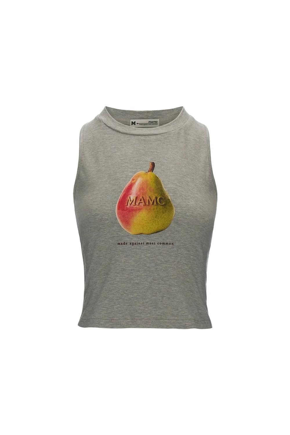Retro Pear Print Sleeveless Vest