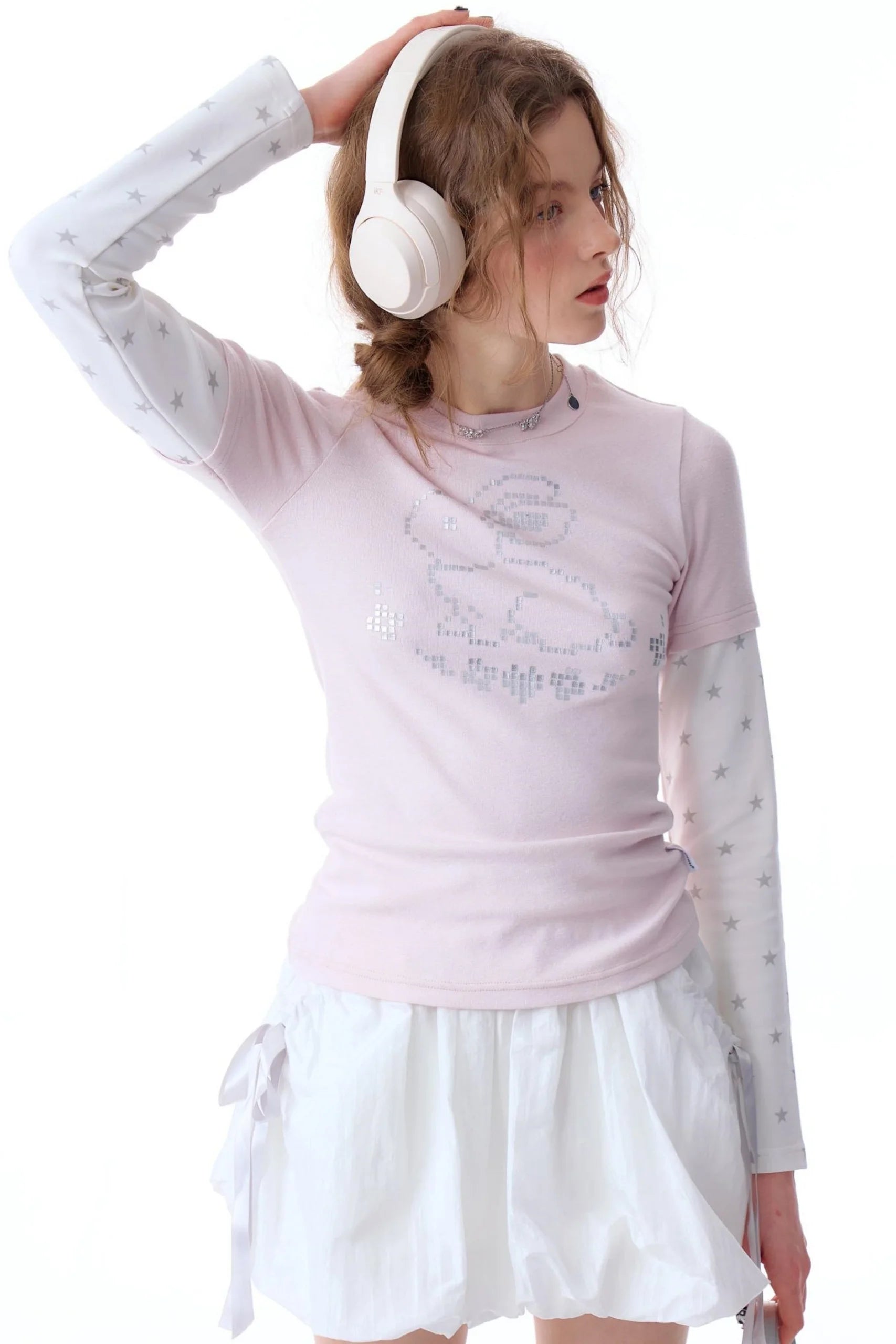 Retro Pixel Rabbit Tee