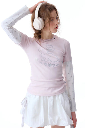 Retro Pixel Rabbit Tee