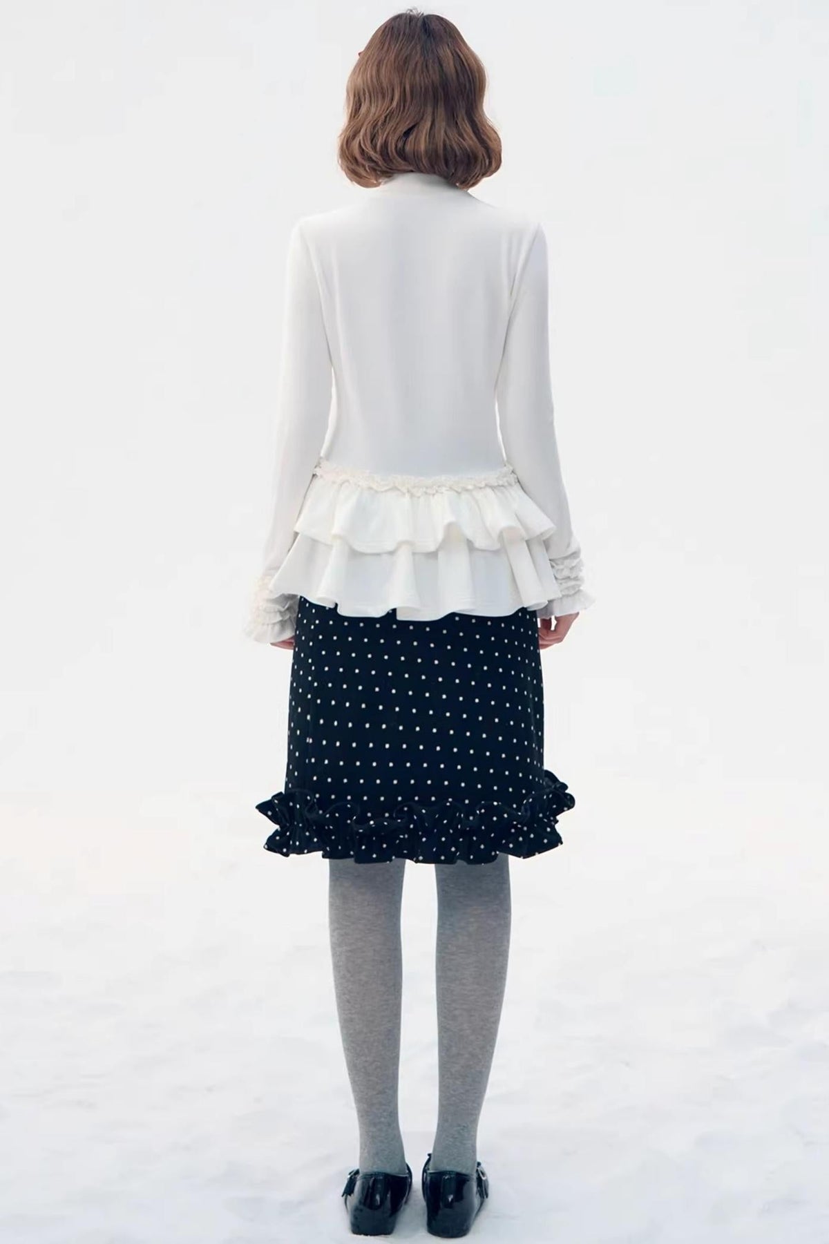 Retro Plaid Lace Skirt